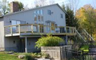 Deck With Cable railing